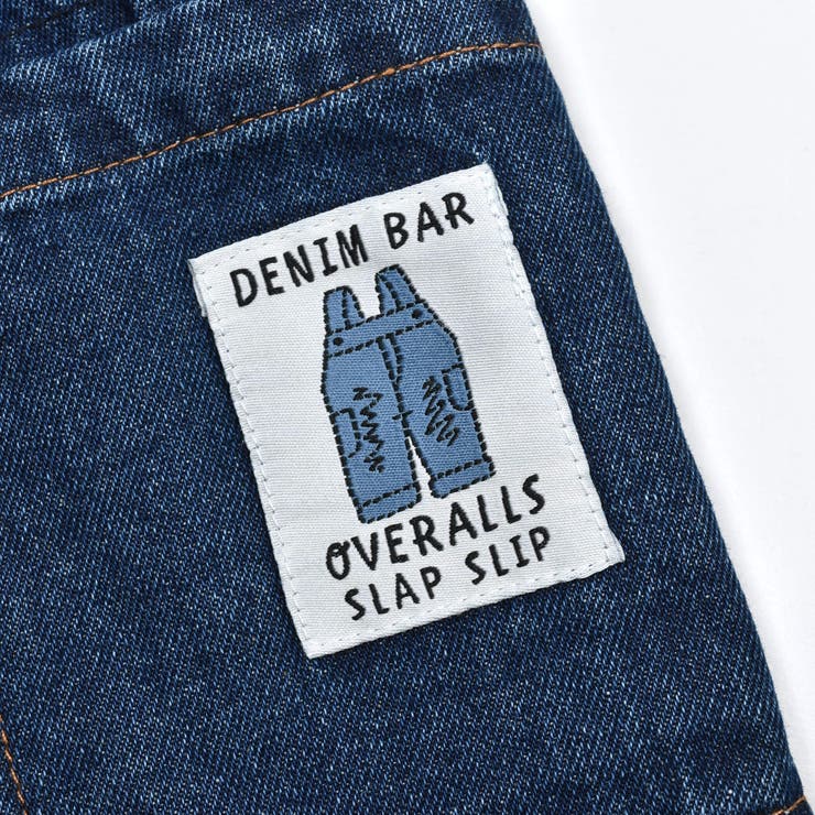 バックプリントハイウエスト風デニムサロペット(80~120cm) | SLAP SLIP | 詳細画像13 