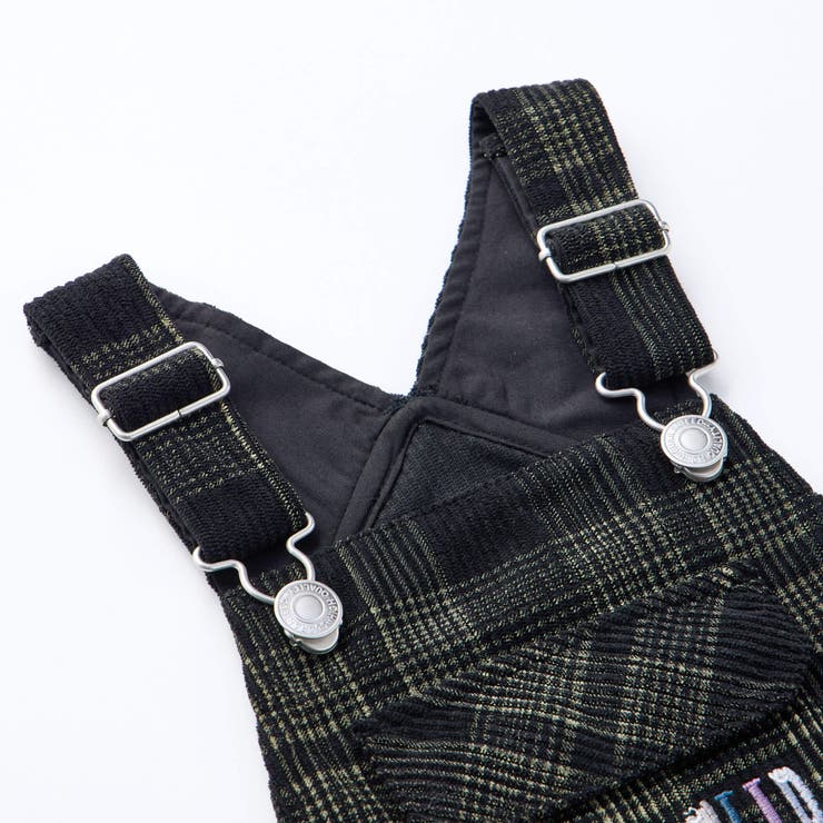 フラップ胸ポケット付きチェックサロペット(80~120cm) | SLAP SLIP | 詳細画像14 