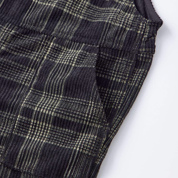 フラップ胸ポケット付きチェックサロペット(80~120cm) | SLAP SLIP | 詳細画像16 