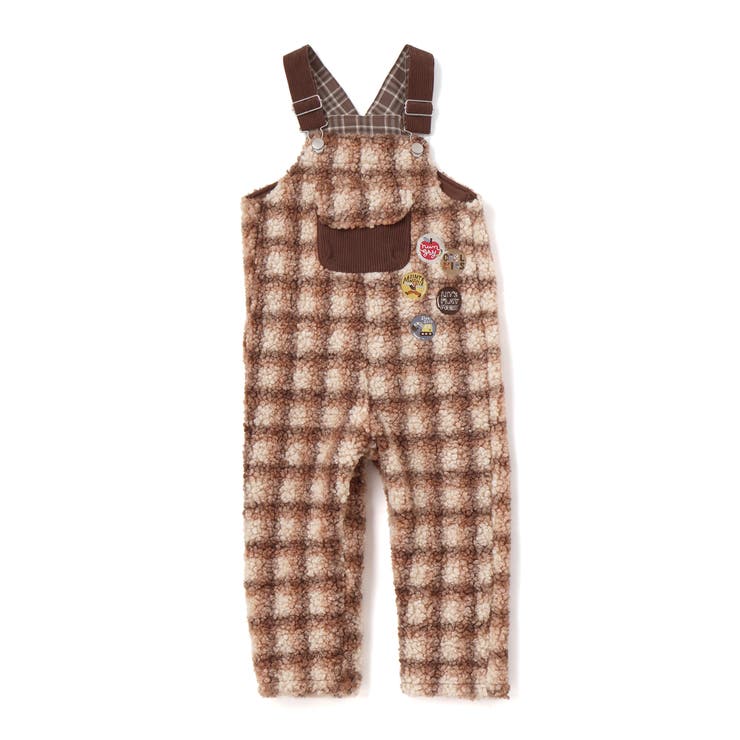 フロントポケットもこもこボアサロペット(80~110cm) | SLAP SLIP | 詳細画像17 