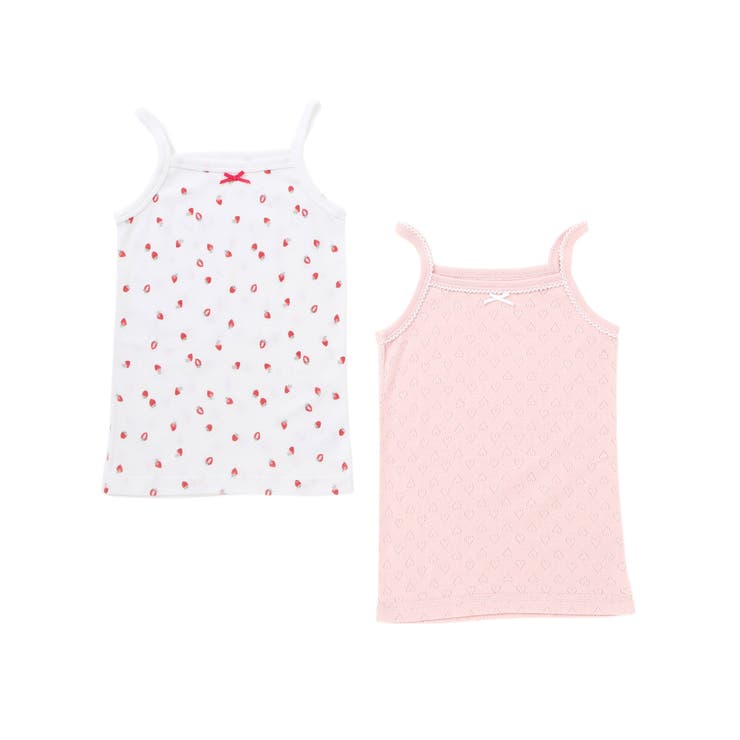 いちごとハート | 【スララク 吸汗速乾】綿100%汗とムレにサラば！ときめきサラッとキャミソール2… | SLAP SLIP