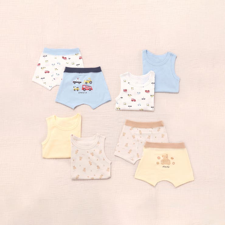 【スララク 吸汗速乾】綿100%汗とムレにサラば！わくわくサラッとタンクトップ2… | SLAP SLIP | 詳細画像20 