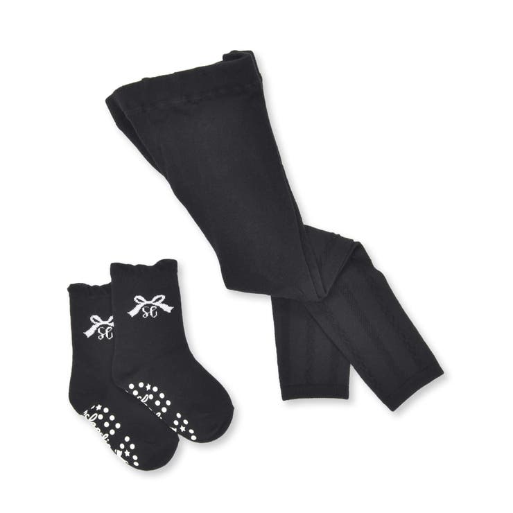 ケーブル編みレギンス+くしゅくしゅはき口ソックス(70~130cm) | SLAP SLIP | 詳細画像9 