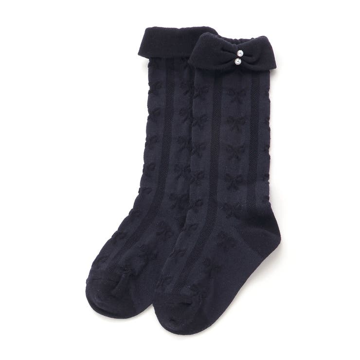 パールビーズ付き折り返しリボンハイソックス(13~21cm) | SLAP SLIP | 詳細画像8 