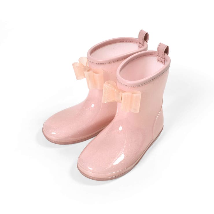 フェラガモ リボン ピンク レインシューズ 楽天市場】長靴 子供 女の子 レインブーツ キッズ リボン ラメ