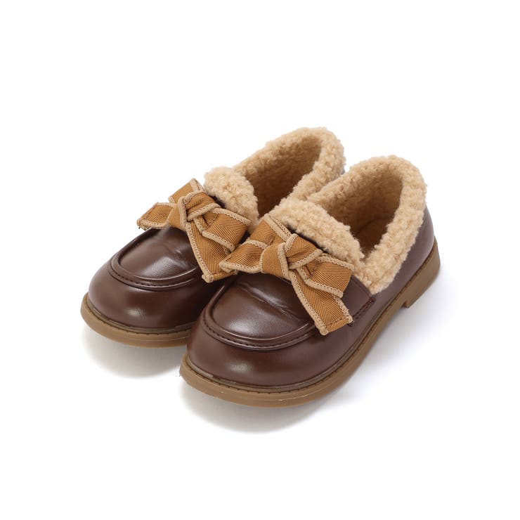 リボン付きあったか中ボアローファー(15~18cm) | SLAP SLIP | 詳細画像6 