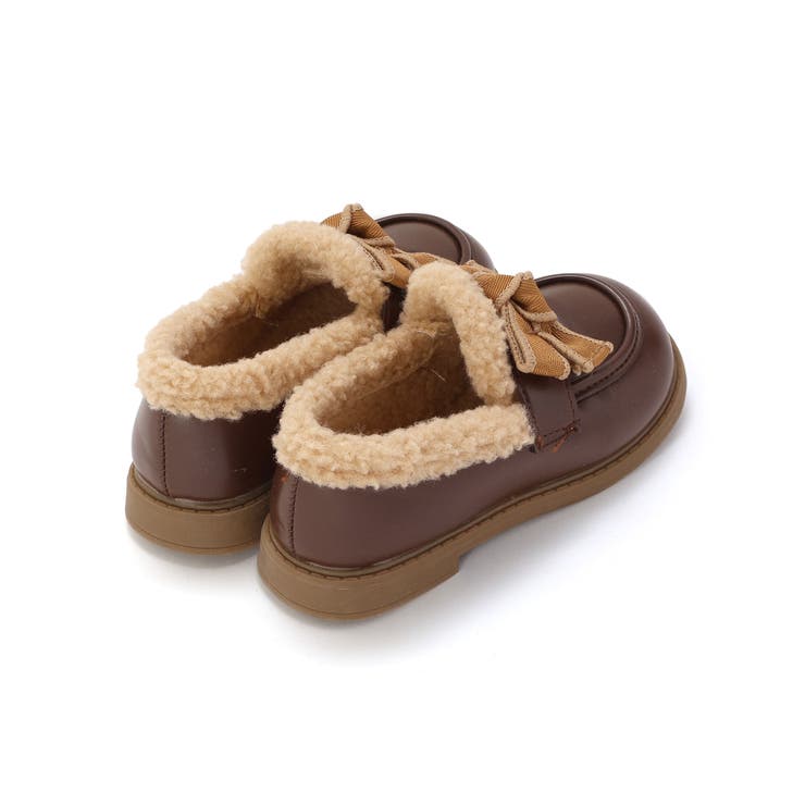 リボン付きあったか中ボアローファー(15~18cm) | SLAP SLIP | 詳細画像7 