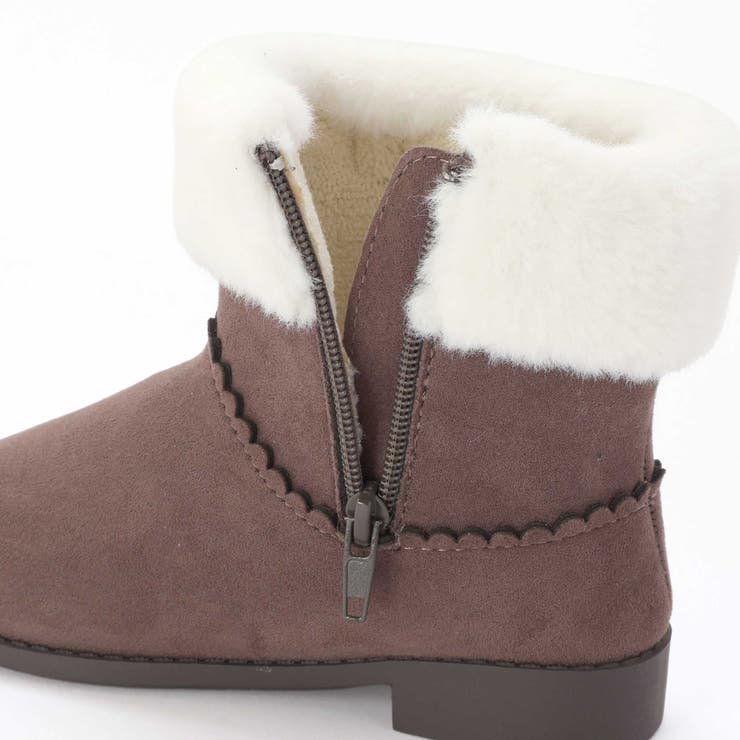 切り替えスカラップリボンビジュームートンブーツ(15~20cm) | SLAP SLIP | 詳細画像6 