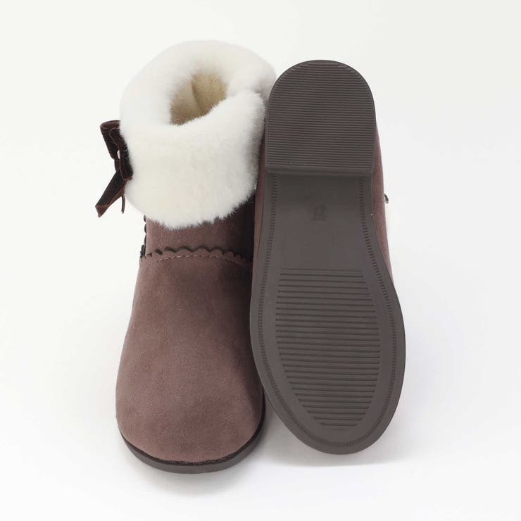 切り替えスカラップリボンビジュームートンブーツ(15~20cm) | SLAP SLIP | 詳細画像9 