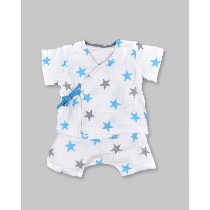 星柄 | ガーゼカシュクールスーツ | SLAP SLIP