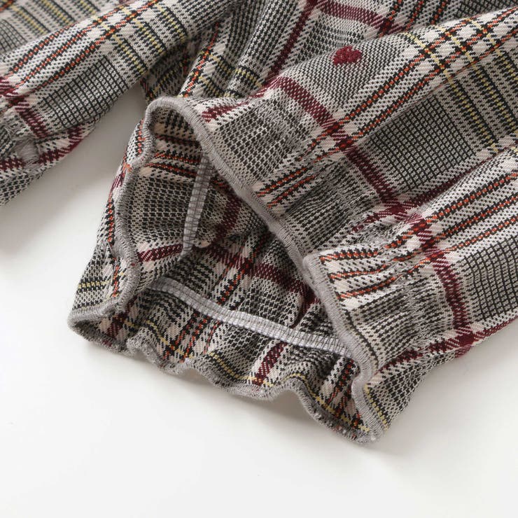 肩フリルリボンチェックワンピース+ブルマセットアップベビー | SLAP SLIP | 詳細画像14 