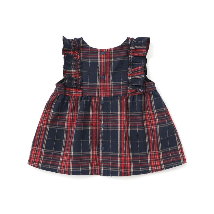 肩フリルリボンチェックワンピース+ブルマセットアップベビー | SLAP SLIP | 詳細画像17 