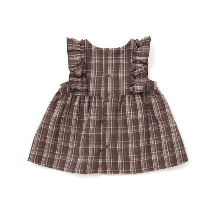 肩フリルリボンチェックワンピース+ブルマセットアップベビー | SLAP SLIP | 詳細画像20 