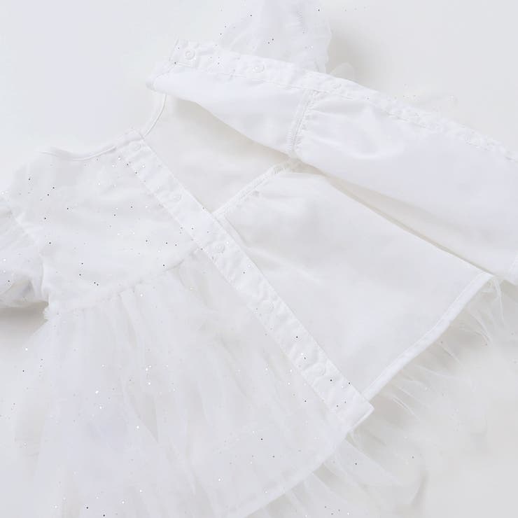 【お揃い】スカラップチュールスカートドッキングワンピース+ブルマセットアップベビ… | SLAP SLIP | 詳細画像10 