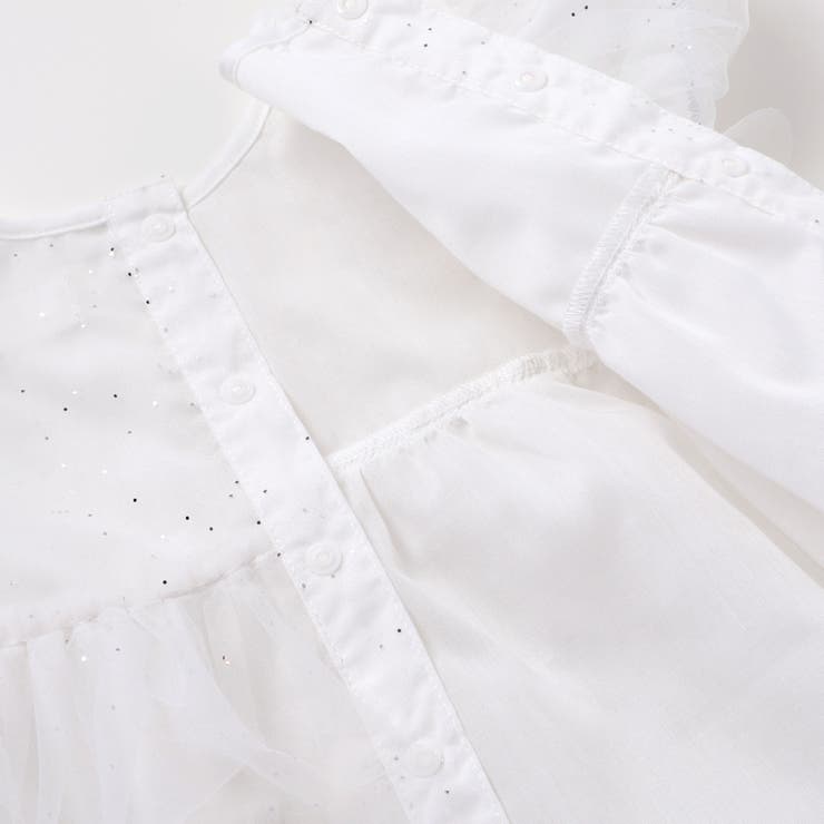 【お揃い】スカラップチュールスカートドッキングワンピース+ブルマセットアップベビ… | SLAP SLIP | 詳細画像11 