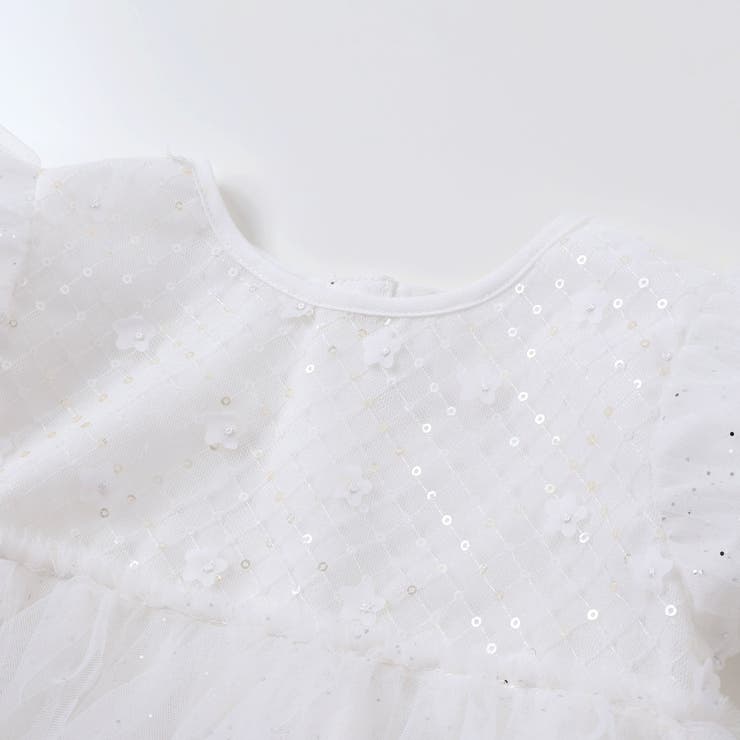 【お揃い】スカラップチュールスカートドッキングワンピース+ブルマセットアップベビ… | SLAP SLIP | 詳細画像6 