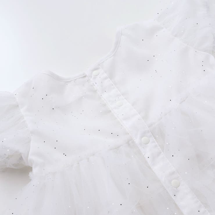 【お揃い】スカラップチュールスカートドッキングワンピース+ブルマセットアップベビ… | SLAP SLIP | 詳細画像9 