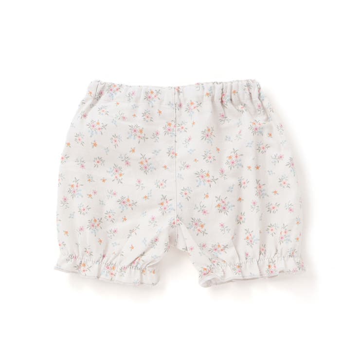 花柄無地コーデュロイ肩フリルリボンモチーフワンピース+ブルマセットアップベビー | SLAP SLIP | 詳細画像10 