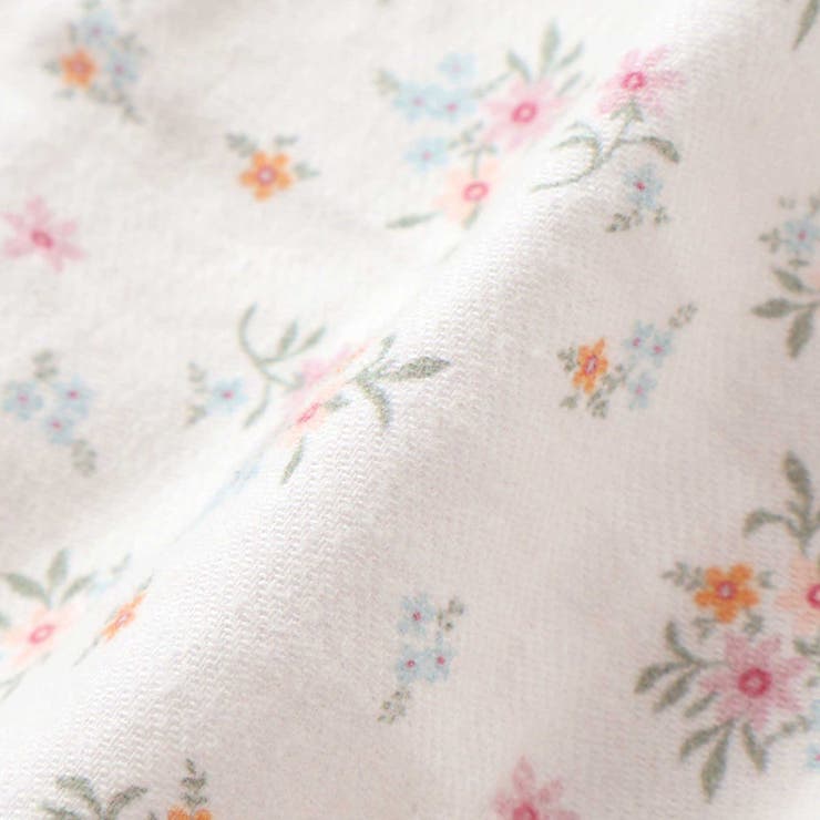 花柄無地コーデュロイ肩フリルリボンモチーフワンピース+ブルマセットアップベビー | SLAP SLIP | 詳細画像20 