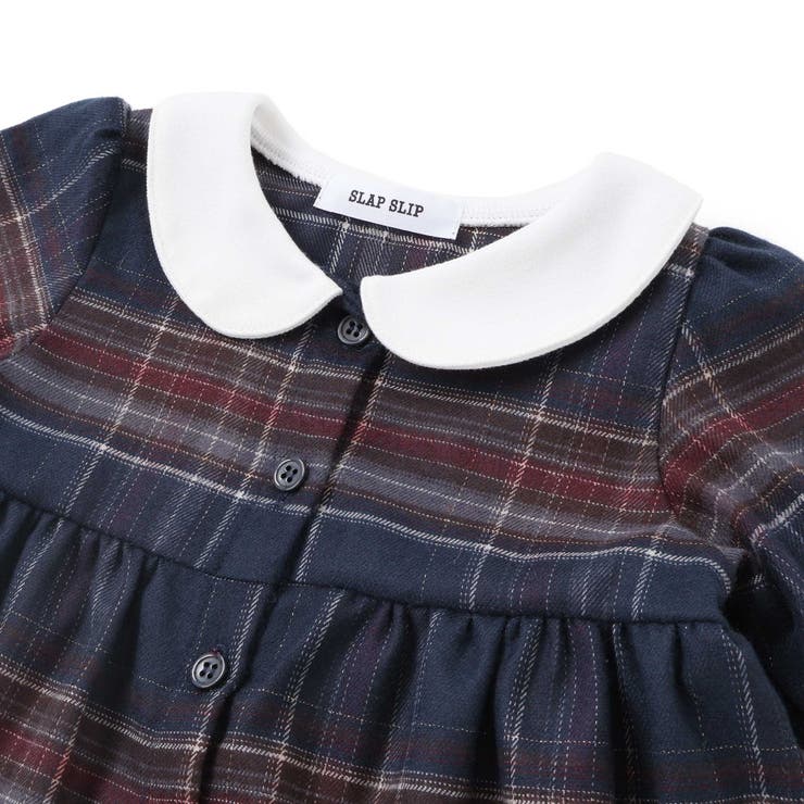 【お揃い】チェックワンピース+シンプルレギンス2点セット(70~80cm) | SLAP SLIP | 詳細画像7 