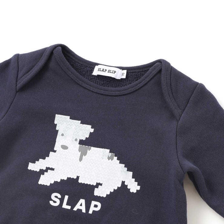 アニマルイヌ恐竜プリントボディミニ+チェックサロペット(70~80cm) | SLAP SLIP | 詳細画像17 