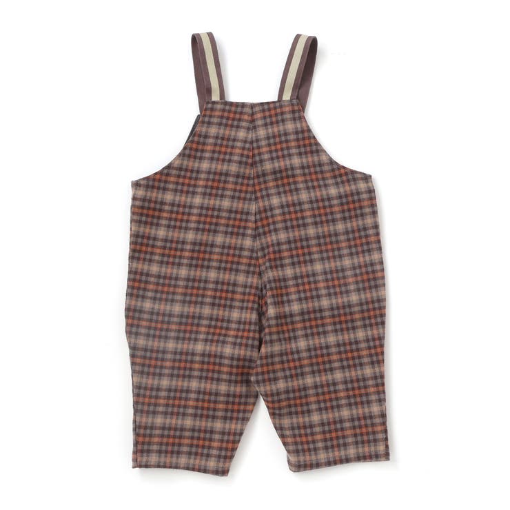 アニマルイヌ恐竜プリントボディミニ+チェックサロペット(70~80cm) | SLAP SLIP | 詳細画像6 