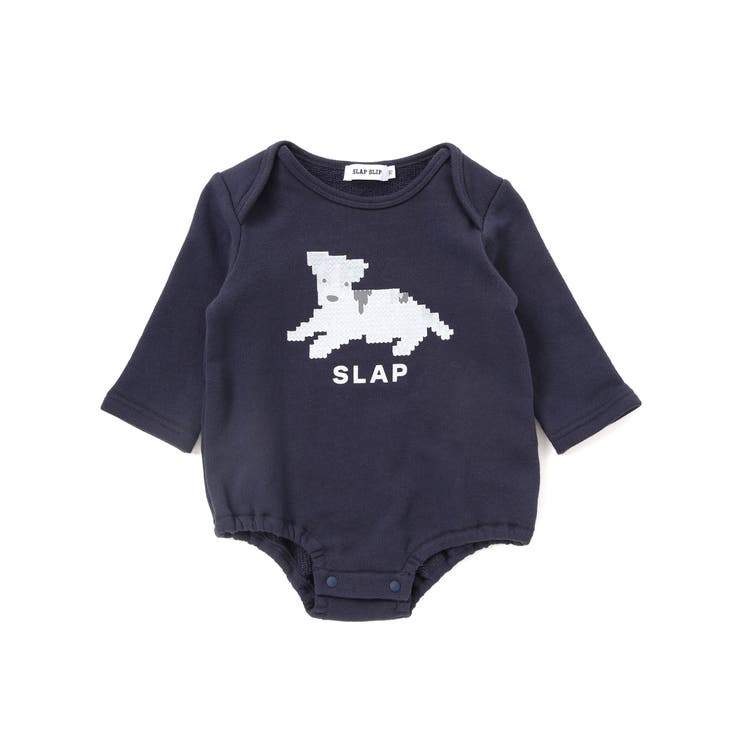 アニマルイヌ恐竜プリントボディミニ+チェックサロペット(70~80cm) | SLAP SLIP | 詳細画像8 