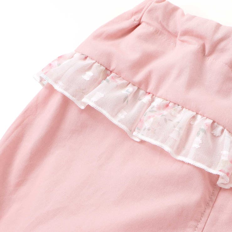 花柄シフォンレースワンピース+フリルブルマセットアップベビー(70~80cm) | SLAP SLIP | 詳細画像15 