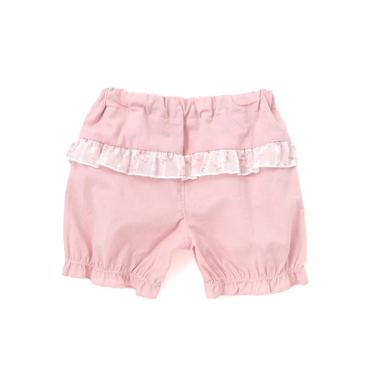 花柄シフォンレースワンピース+フリルブルマセットアップベビー(70~80cm) | SLAP SLIP | 詳細画像6 