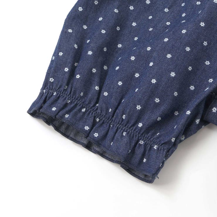 花ドットデニムラメドット柄ストライプスモッキング刺しゅうワンピース+ブルマセット… | SLAP SLIP | 詳細画像14 