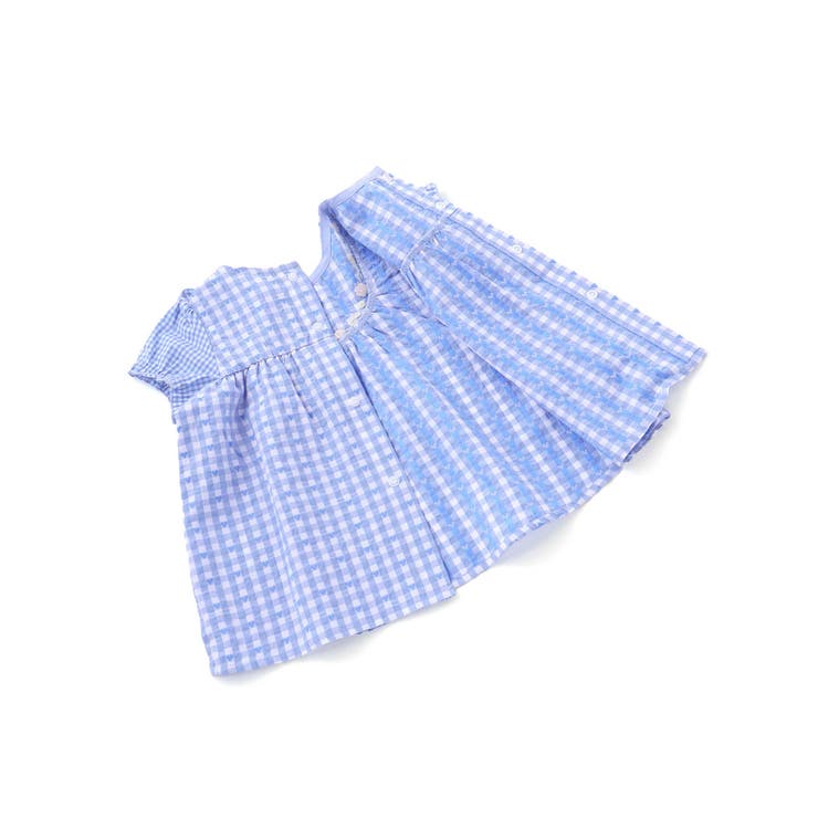 【お揃い】ハートギンガムチェックスカラップフリルワンピース+ブルマセットアップベ… | SLAP SLIP | 詳細画像10 