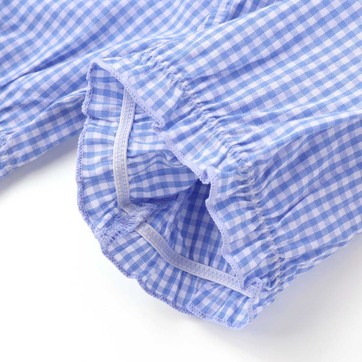 【お揃い】ハートギンガムチェックスカラップフリルワンピース+ブルマセットアップベ… | SLAP SLIP | 詳細画像15 