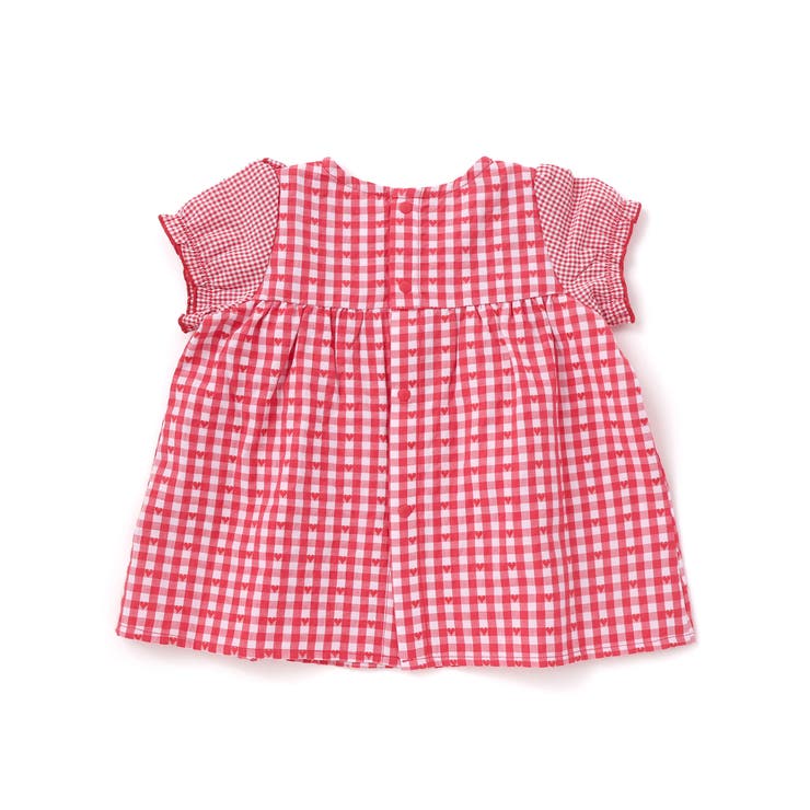 【お揃い】ハートギンガムチェックスカラップフリルワンピース+ブルマセットアップベ… | SLAP SLIP | 詳細画像17 