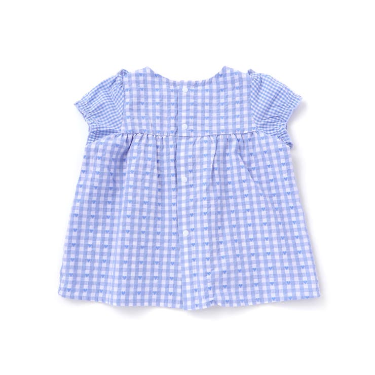 【お揃い】ハートギンガムチェックスカラップフリルワンピース+ブルマセットアップベ… | SLAP SLIP | 詳細画像5 