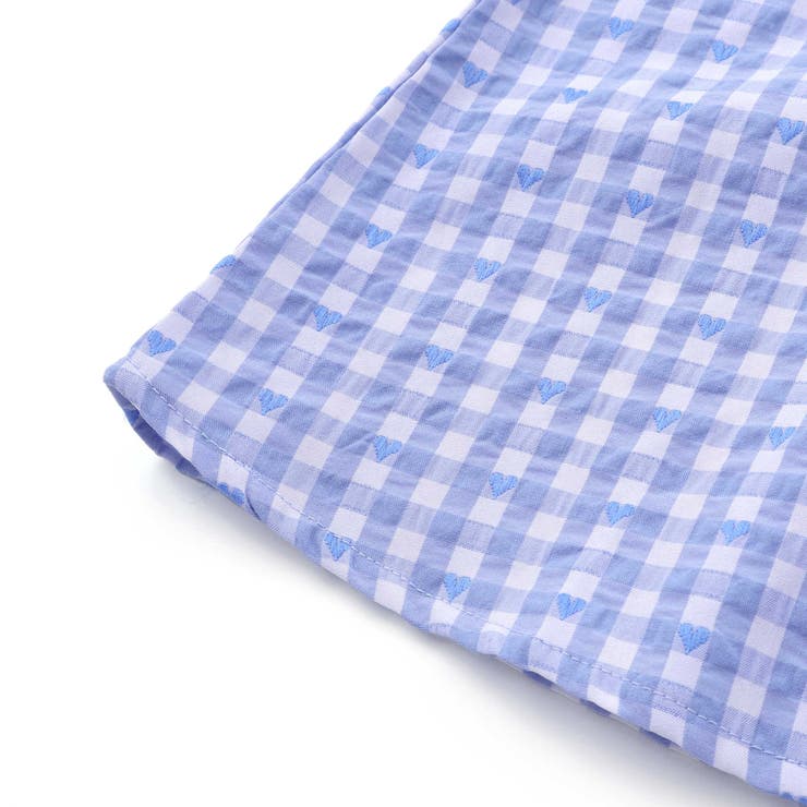 【お揃い】ハートギンガムチェックスカラップフリルワンピース+ブルマセットアップベ… | SLAP SLIP | 詳細画像9 