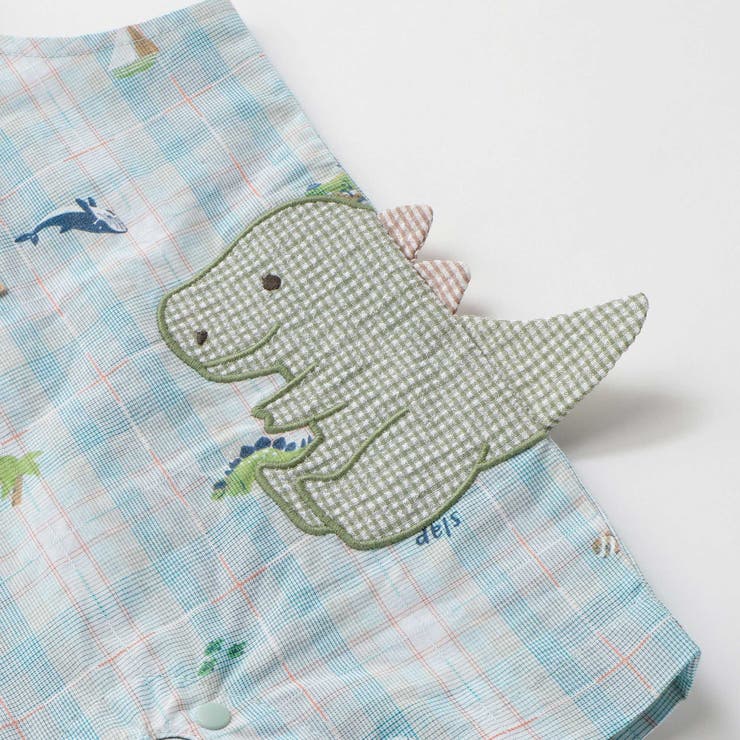 オシャベリモチーフ刺しゅうサロペット＋ボディミニセットベビー(70~80cm) | SLAP SLIP | 詳細画像16 