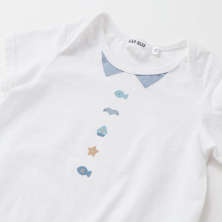 オシャベリモチーフ刺しゅうサロペット＋ボディミニセットベビー(70~80cm) | SLAP SLIP | 詳細画像23 