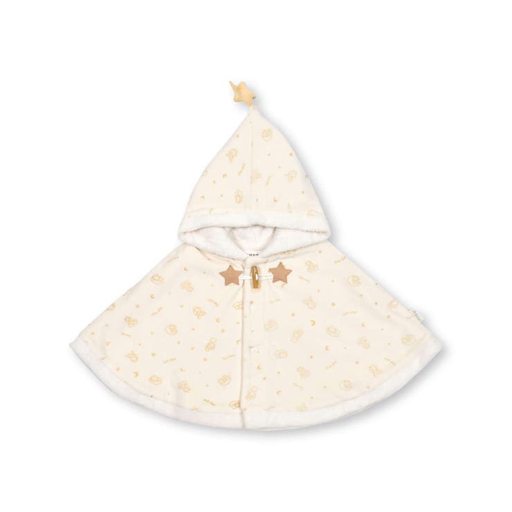 アニマル柄星モチーフマントベビー(50~90cm) | SLAP SLIP | 詳細画像15 
