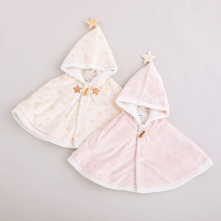 アニマル柄星モチーフマントベビー(50~90cm) | SLAP SLIP | 詳細画像5 