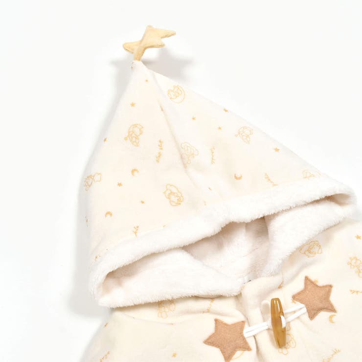 アニマル柄星モチーフマントベビー(50~90cm) | SLAP SLIP | 詳細画像7 