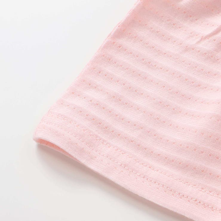 袖レース胸刺しゅう切り替え針抜きボーダーカーディガンベビー(70~80cm) | SLAP SLIP | 詳細画像11 