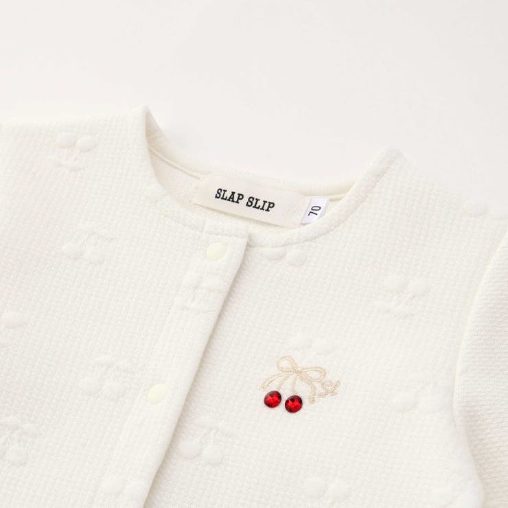 【お揃い】チェリー柄裾フリルジャケットベビー(70~80cm) | SLAP SLIP | 詳細画像6