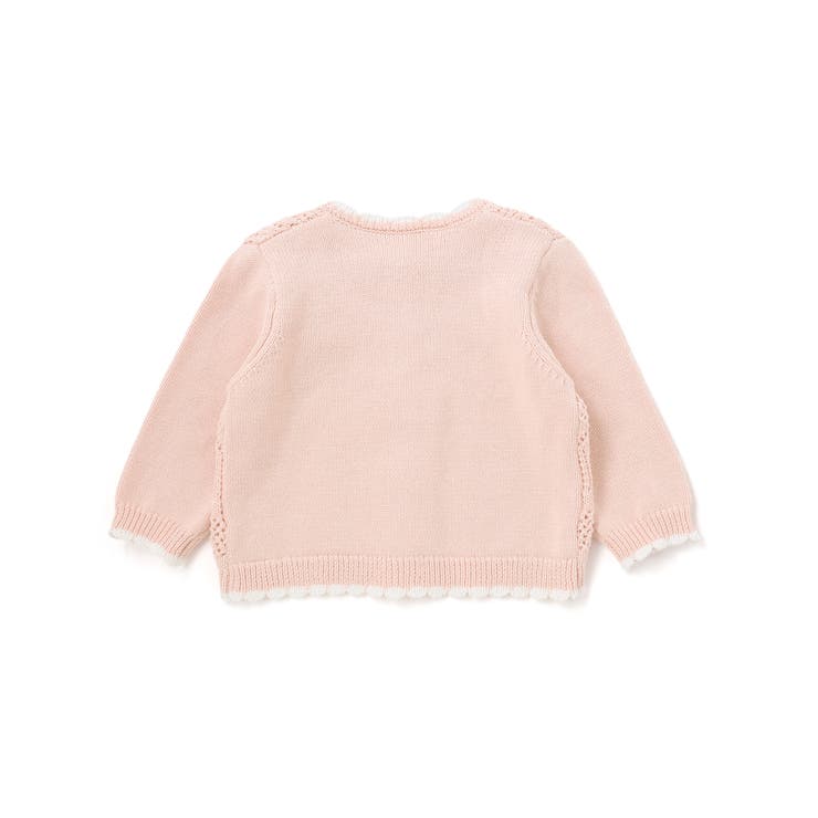 レース編みモチーフ刺しゅうニットカーディガンベビー(70~80cm) | SLAP SLIP | 詳細画像15 