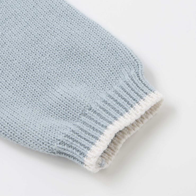 恐竜アニマルのりもの刺しゅう配色ニットカーディガンベビー(70~80cm) | SLAP SLIP | 詳細画像15 