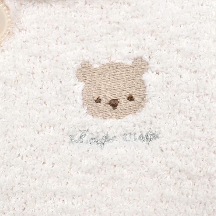 クマ耳付フードブークレニットベストベビー(70~80cm) | SLAP SLIP | 詳細画像12 