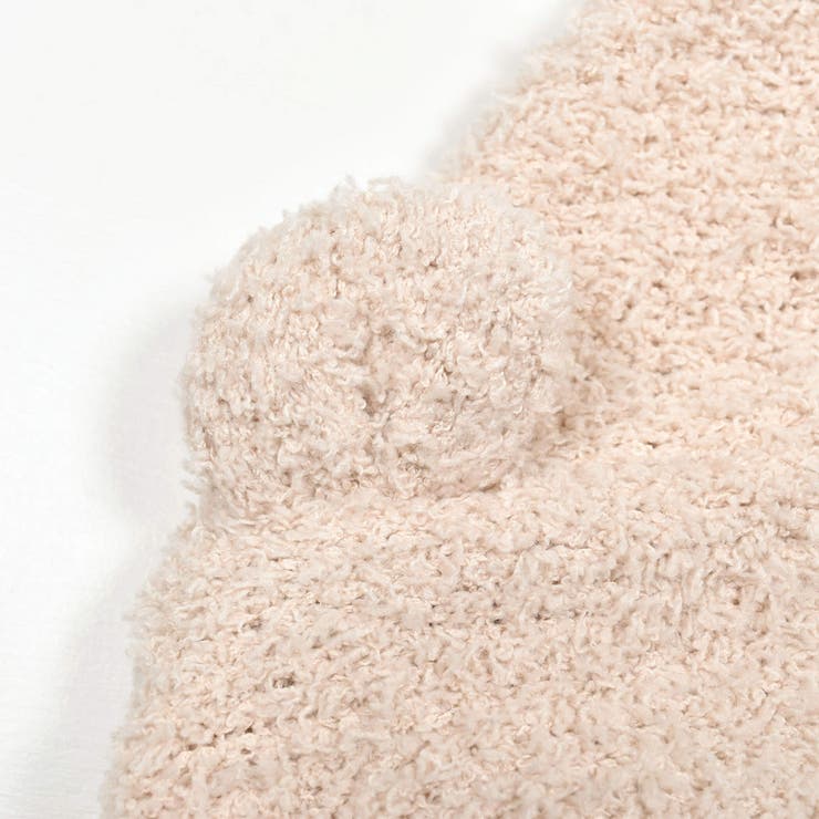 クマ耳付フードブークレニットベストベビー(70~80cm) | SLAP SLIP | 詳細画像18 