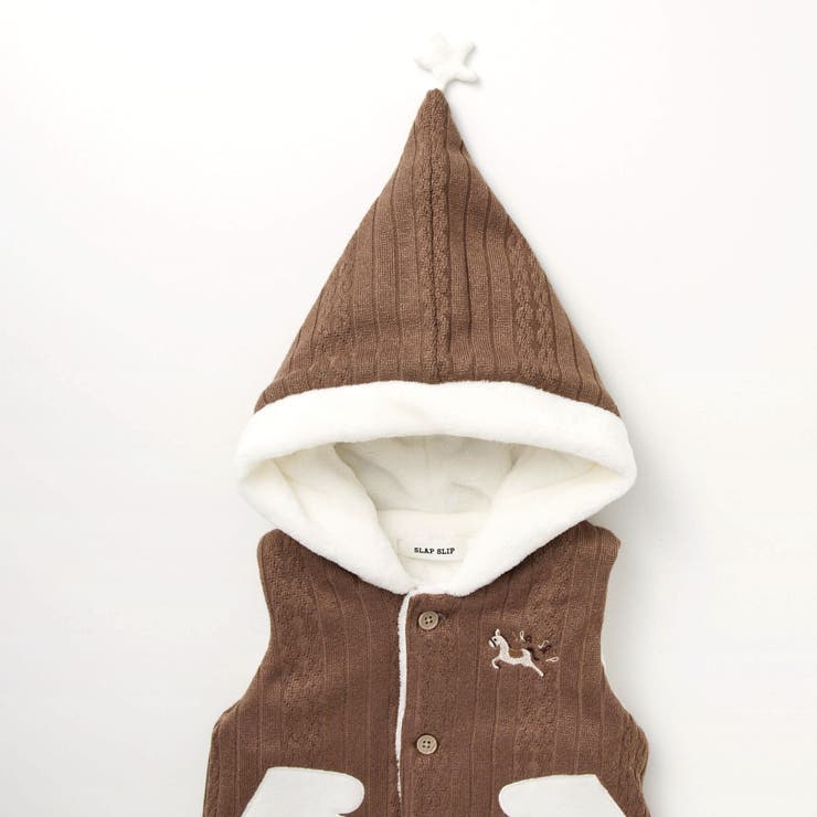 【お揃い】ケーブル編みボアベストベビー(70~80cm) | SLAP SLIP | 詳細画像13