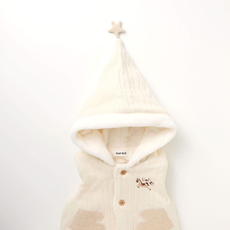 【お揃い】ケーブル編みボアベストベビー(70~80cm) | SLAP SLIP | 詳細画像7