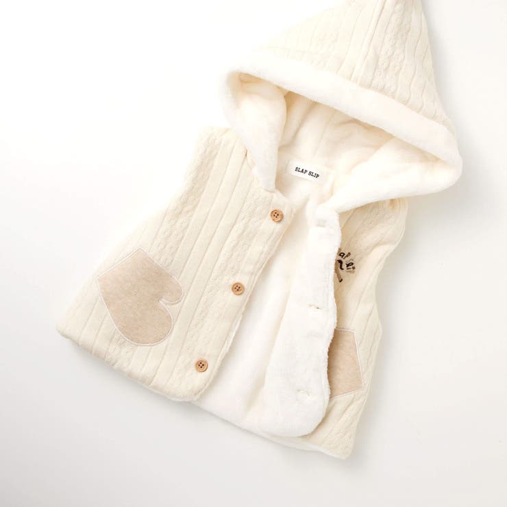 【お揃い】ケーブル編みボアベストベビー(70~80cm) | SLAP SLIP | 詳細画像8