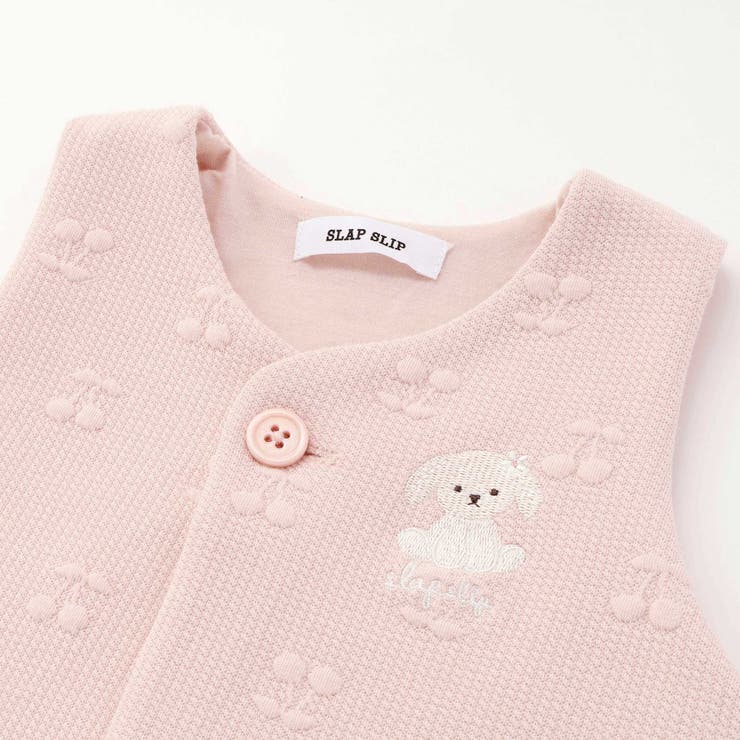 【お揃い】ぽこぽこチェリーアニマル柄ベストベビー(70~80cm) | SLAP SLIP | 詳細画像10